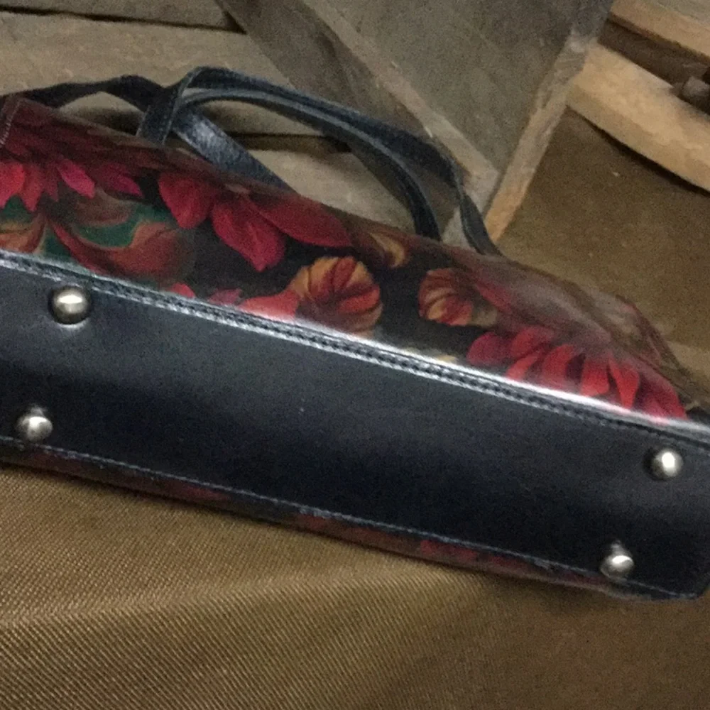Patricia Nash Camellino Frame Bag, Rustic Mums
